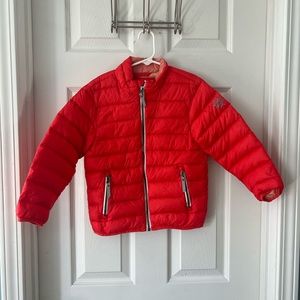Hanna Andersson Orange/Red Down Puffy Jacket